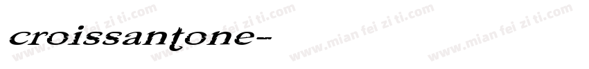 croissantone字体转换