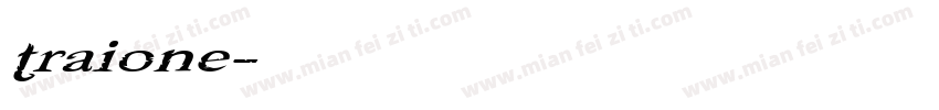 traione字体转换
