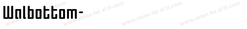 Walbottom字体转换