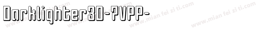 Darklighter3D-7VPP字体转换