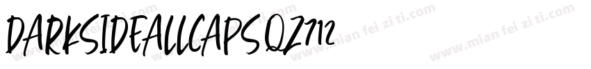 DarksideAllCaps-qZ712字体转换