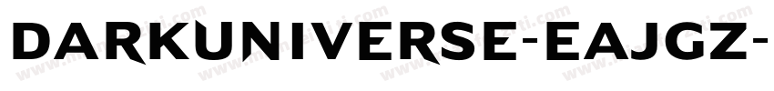 Darkuniverse-EaJGz字体转换