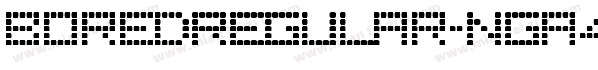 BoredRegular-nga4字体转换