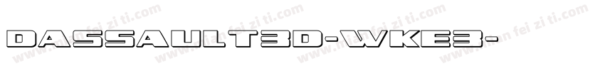 Dassault3D-wKe3字体转换