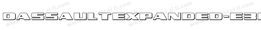 DassaultExpanded-E3Ke字体转换