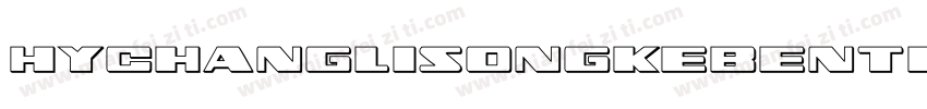 HYChangLiSongKeBenTruing)W字体转换