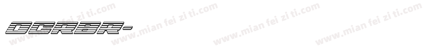 OCRBR字体转换