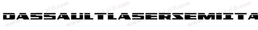 DassaultLaserSemiItalic-g6qR字体转换