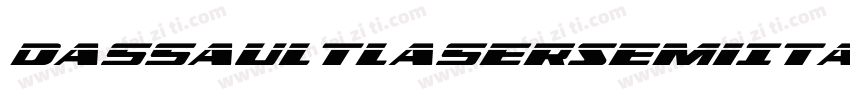 DassaultLaserSemiItalic-g6qR字体转换