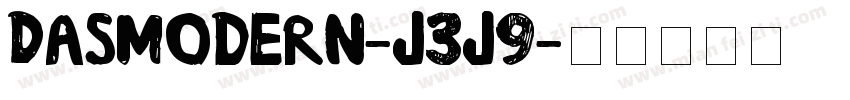 Dasmodern-j3j9字体转换
