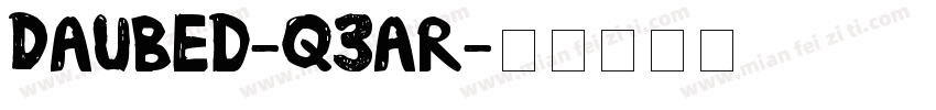 Daubed-q3ar字体转换