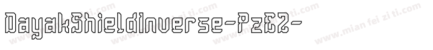 DayakShieldInverse-PzE2字体转换