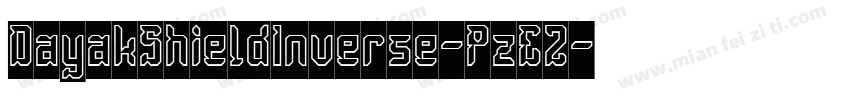 DayakShieldInverse-PzE2字体转换