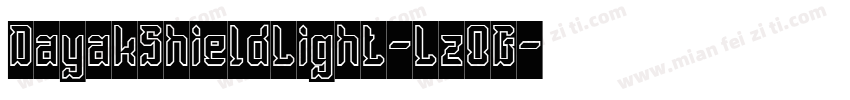 DayakShieldLight-Lz0G字体转换