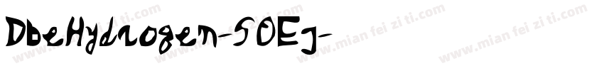 DbeHydrogen-5OEj字体转换