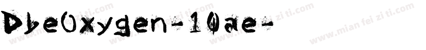 DbeOxygen-10ae字体转换