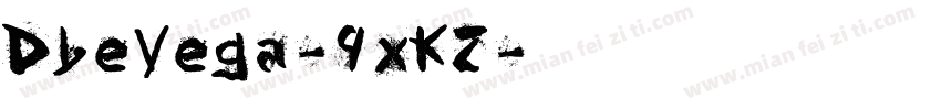 DbeVega-9xKZ字体转换