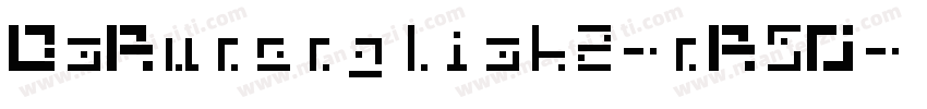 DsRunenglish2-nR5O字体转换
