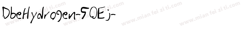 DbeHydrogen-5OEj字体转换