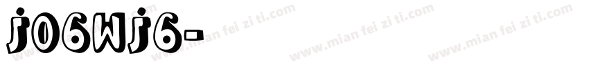 j06wj6字体转换