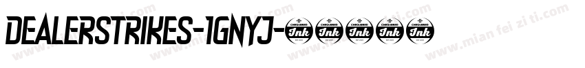 DealerStrikes-1GnYj字体转换