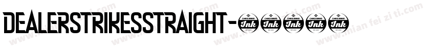DealerStrikesStraight字体转换