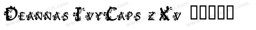 DeannasIvyCaps-zXv4字体转换