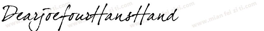 DearjoefourHansHand字体转换