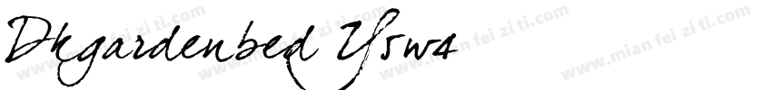 Dkgardenbed-Y5w4字体转换