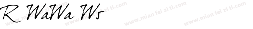 R-WaWa-W5字体转换