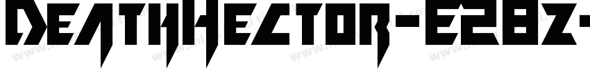 DeathHector-E28z字体转换
