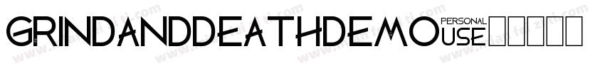GrindAndDeathDemo字体转换