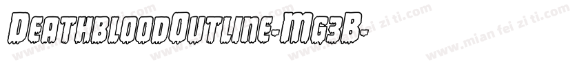 DeathbloodOutline-Mg3B字体转换