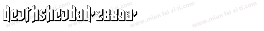 Deathshead3D-z8893字体转换