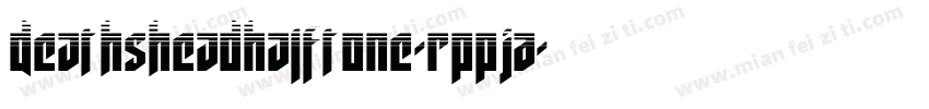 DeathsheadHalftone-RppJA字体转换
