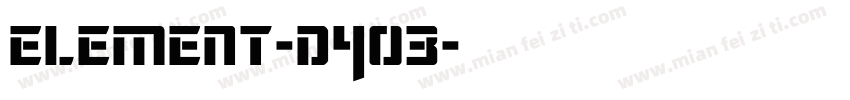 Element-D4O3字体转换