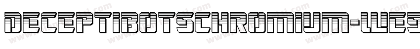 DeceptibotsChromium-WE5V字体转换