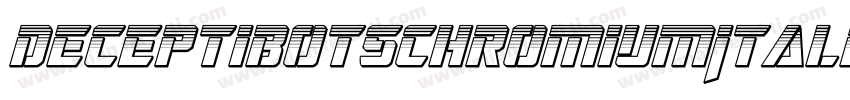 DeceptibotsChromiumItalic-azJa字体转换