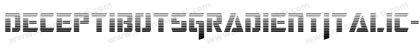 DeceptibotsGradientItalic-pz5y字体转换