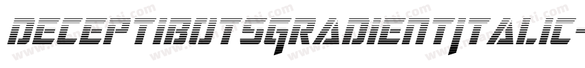 DeceptibotsGradientItalic-pz5y字体转换