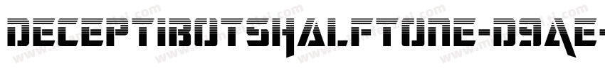 DeceptibotsHalftone-D9AE字体转换