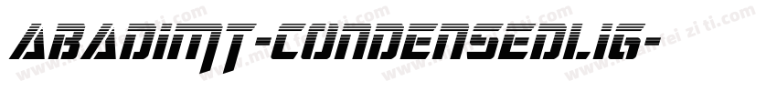 abadiMT-condensedlig字体转换