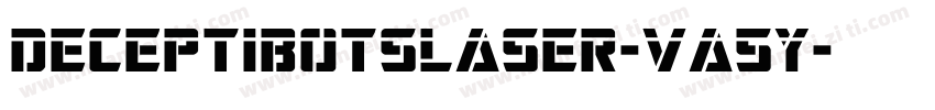 DeceptibotsLaser-Va5y字体转换