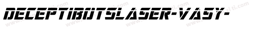 DeceptibotsLaser-Va5y字体转换