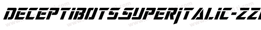 DeceptibotsSuperItalic-zzp1字体转换