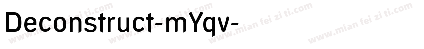 Deconstruct-mYqv字体转换