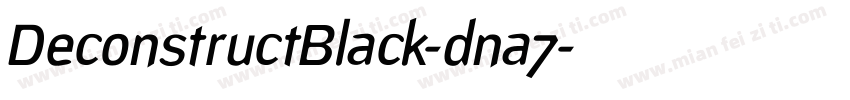 DeconstructBlack-dna7字体转换