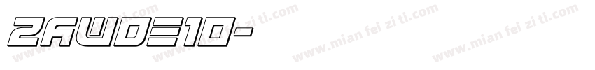 ZawDe10字体转换