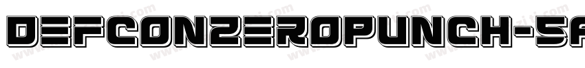 DefconZeroPunch-5AqZ字体转换