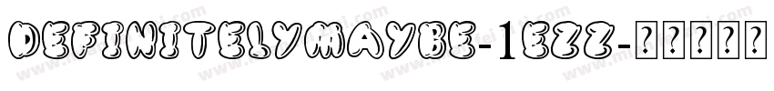DefinitelyMaybe-1EzZ字体转换